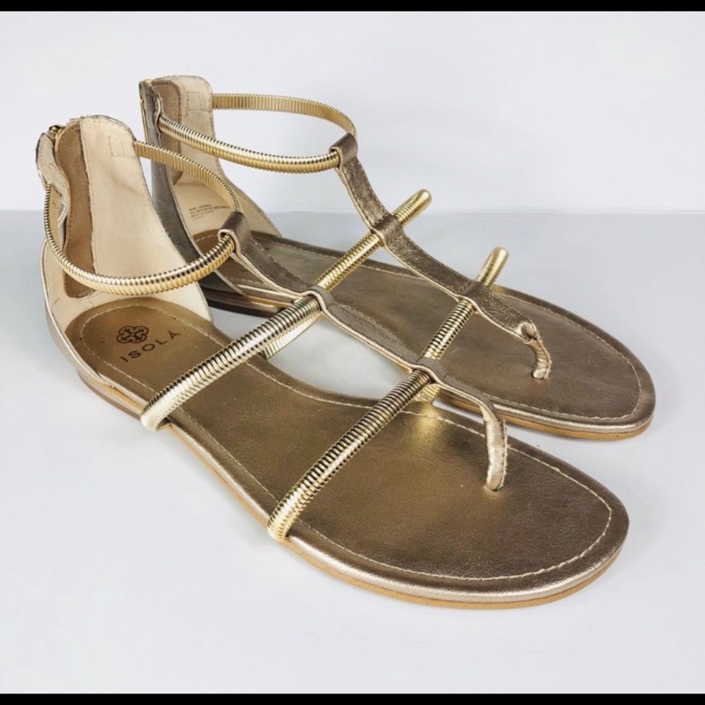 Idols Gold Gladiator thong Sandal